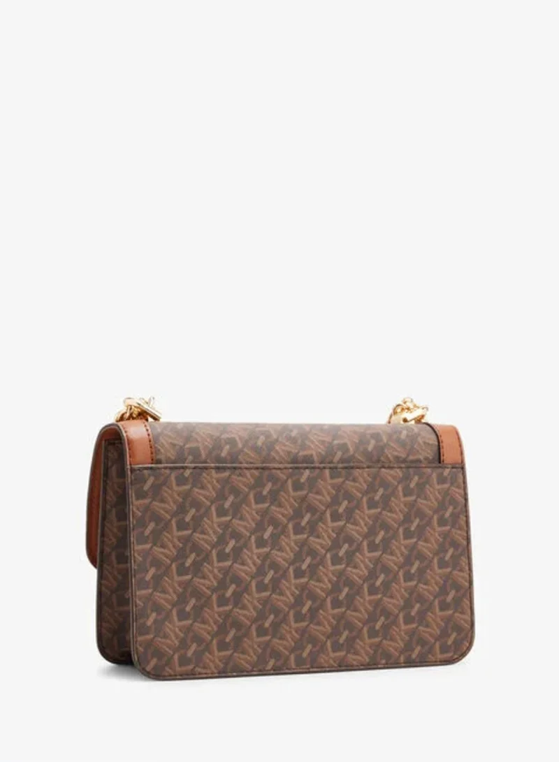 Michael Kors Heather Large Monogram Shoulder Bag