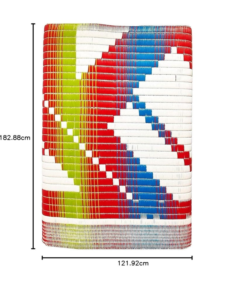 Glamocracy Plastic Floor Mat Multicolour 6 ft x 4ft - Image 2