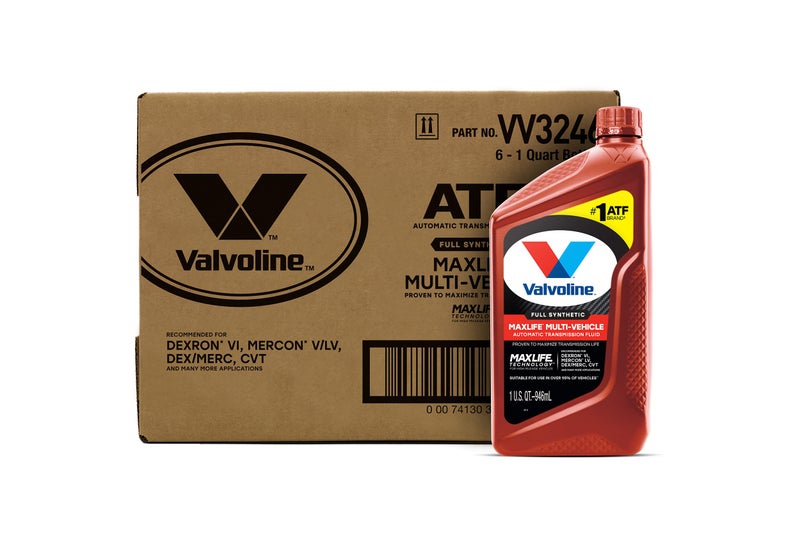 Valvoline MultiVehicle ATF Full Synthetic Automatic Transmission Fluid 1 QT Case of 6