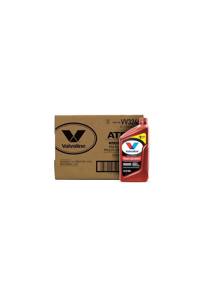 Valvoline زيت نقل الحركة الأوتوماتيكي الكامل الاصطناعي متعدد المركبات من فالفولين 1 QT علبة من 6 - Image 1