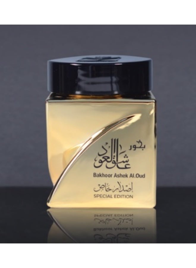 AL MAS Almas PerfumesIncense Bakhoor Ashek Al Oud Special Edition 30G of Authentic Arabic Wood Chip Bakhoor Incense Aroma Lasts All Day Long Perfect for Prayer, Namaaz, Ceremony, Meditation - Image 1
