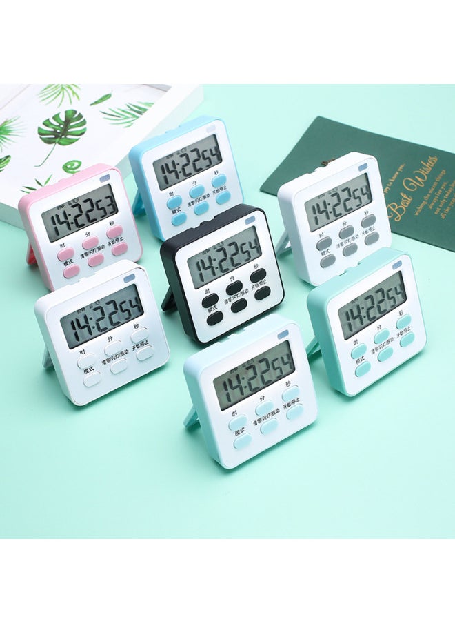 Kitchen Timer Fifth Generation Clock Alarm Clock Timer Can Be Set In The Quiet Room Flashing Light Vibration And Noise Snooze-Display Accuracy:0.1