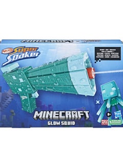 HASBRO - GAMING HASBRO NERF SOA MINECRAFT GLOW SQUID  - Image 1