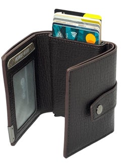 Classic Milano Classic Milano Faux Leather RFID Blocking Pop Up Wallet for Men and Women - Automatic Card Holder Wallet with Pop-up Design - Secure, Compact Credit Card Holder for Men - Stylish Wallet for Men & Women’s RFID Card Wallet  - Image 4