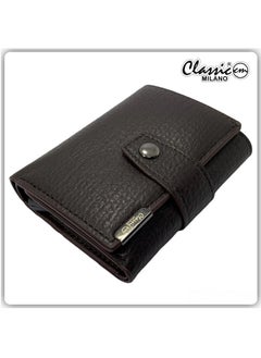Classic Milano Classic Milano Faux Leather RFID Blocking Pop Up Wallet for Men and Women - Automatic Card Holder Wallet with Pop-up Design - Secure, Compact Credit Card Holder for Men - Stylish Wallet for Men & Women’s RFID Card Wallet  - Image 1