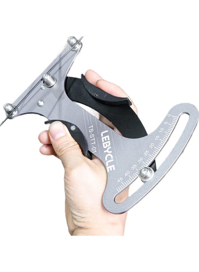 LeBycle Bicycle Rim Truing Tool, Spoke Tension Gauge, Wheel Assembly Steel Wire, Rim Spacing Measurement, Rim Tension Calibration - Image 2
