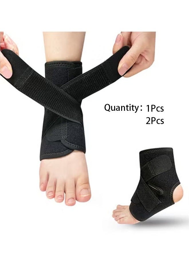 PYC Ankle Brace | Unisex Ankle Support | Adjustable Ankle Support Brace For Plantar Fasciitis | Ankle Brace For Sprained Ankle For Eases Pain Swelling | Foot Ankle Support Brace One Size Fits All - Image 1