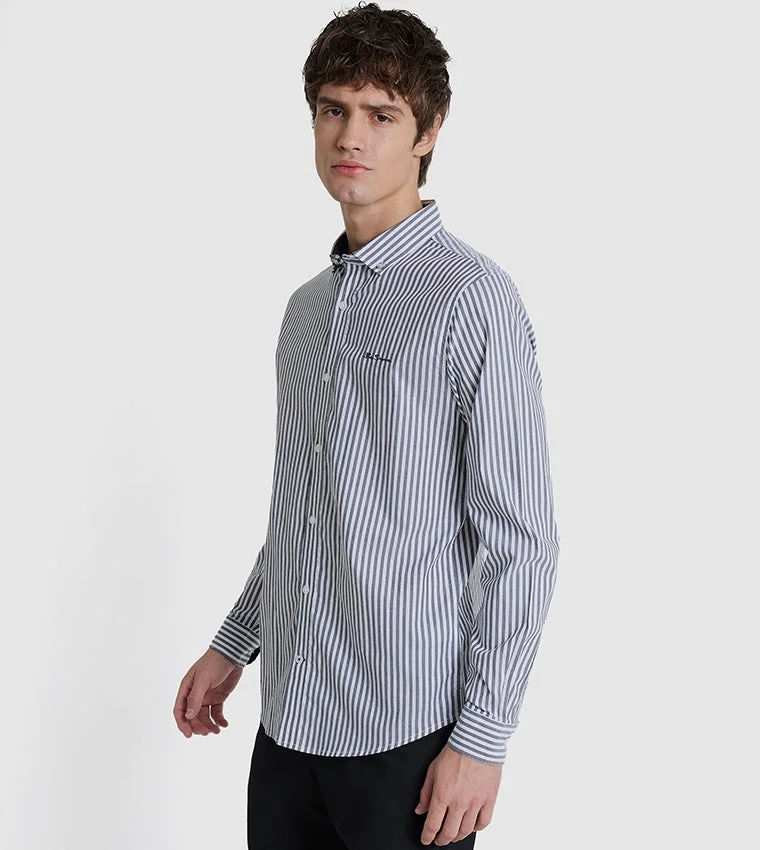 Ben Sherman Ben Sherman Men's Long Sleeve Striped Shirts