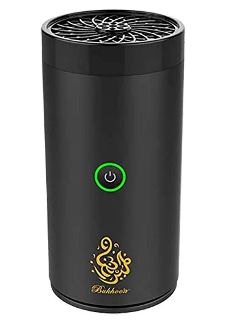 Car Bukhoor Usb Type-C Power Bakhoor Rechargeable | Black - Image 1