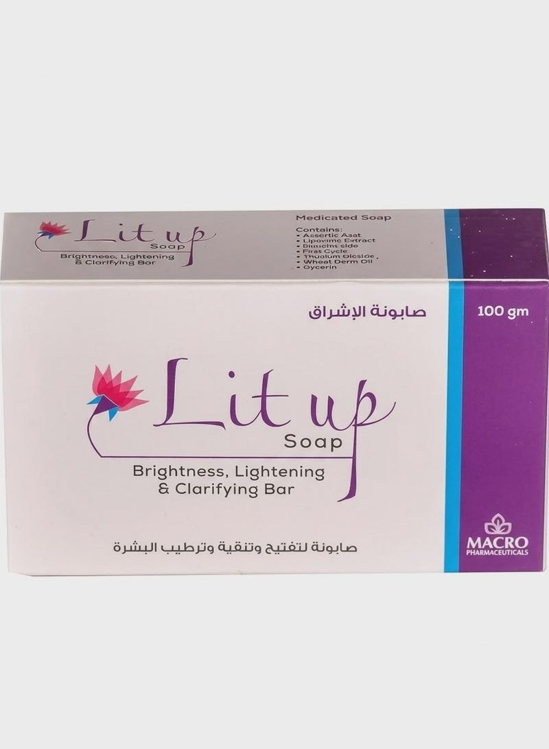Macro Lit Up Brightness Lightening Soap - 100g - Image 1