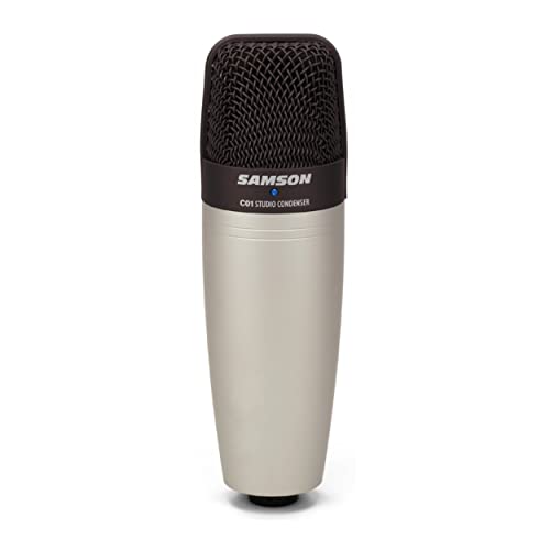 Samson Technologies C01 XLR Large Diaphragm Vocal Condenser Microphone (Unidirectional, Cream) - Image 1