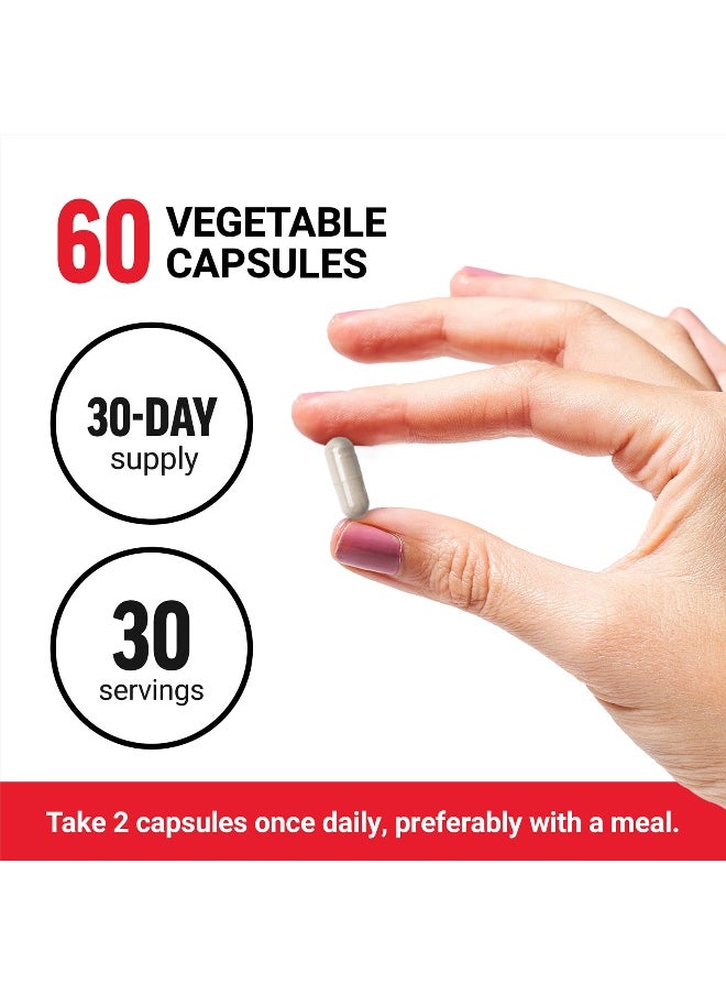 Force Factor Force Factor, Ultra Berberine, Glucose & Metabolism Formula, 500 mg, 60 Vegetable Capsules (250 mg Per Capsule)  - Image 5