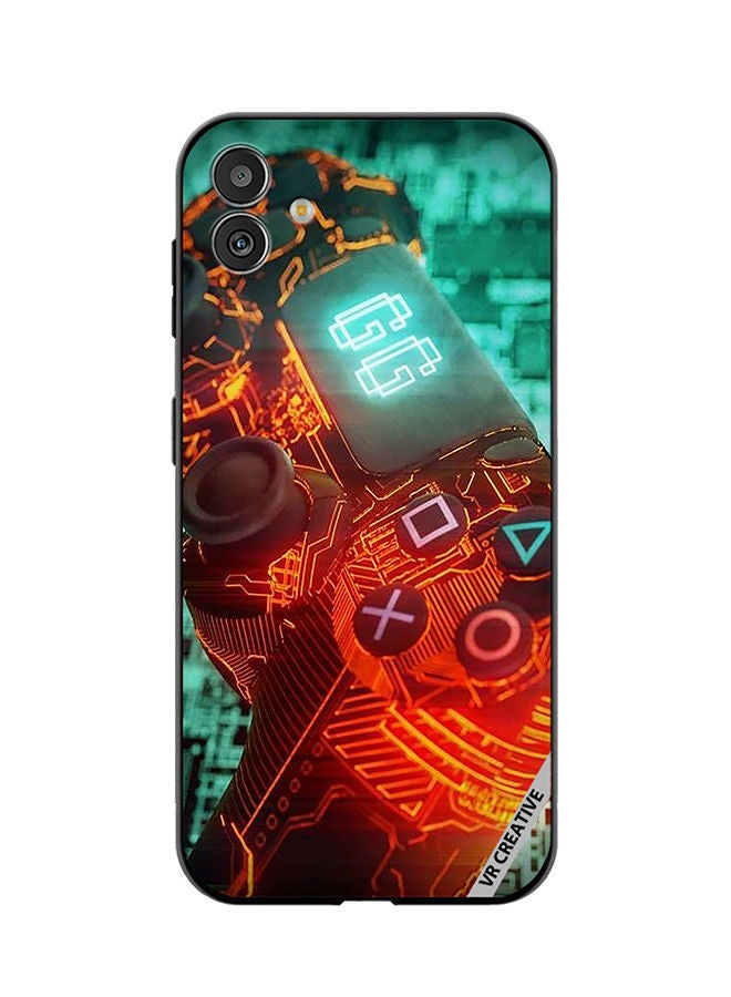 VR CREATIVE Protective Case Cover For Samsung Galaxy F14 Ps4 Controller Design Multicolour - Image 1