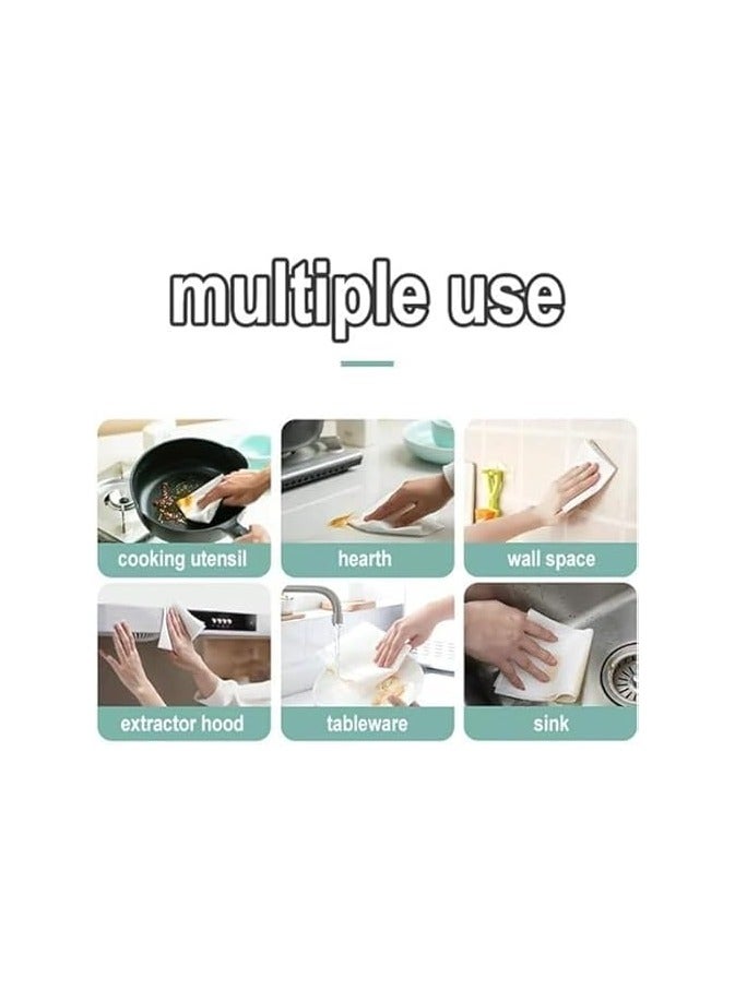 80 قطعة مناديل تنظيف المطبخ، مناديل مطبخ متعددة الأغراض للأوعية المضادة للبكتيريا الصديقة للبيئة، وطاولة المطبخ، والبلاط السيراميك، والمصارف مناديل تنظيف - Image 5