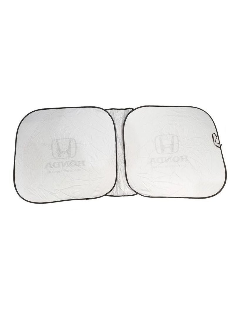 Honda - HONDA Car Sunshade UV Rays and Heat Protector Sun Visor Foldable Keep Your Vehicle Cool Blocks UV Rays, Car Windshield Sunshade - Image 1