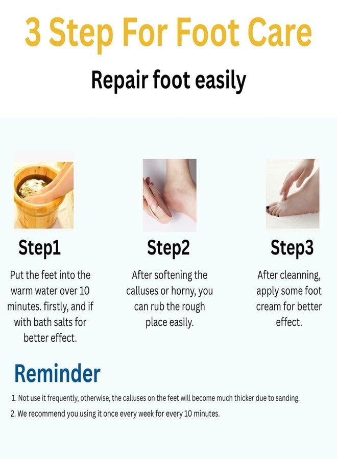 OROSSENTIALS Foot Scrubber Heel Scraper for Dead Skin Removal, Foot Buffer Shower Pedicure Tool for Men, Women, - Image 3