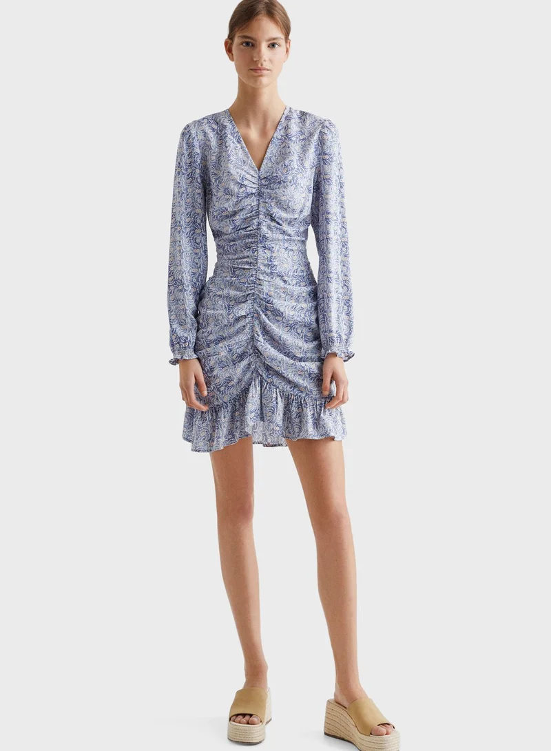 MANGO Kids Printed Dress