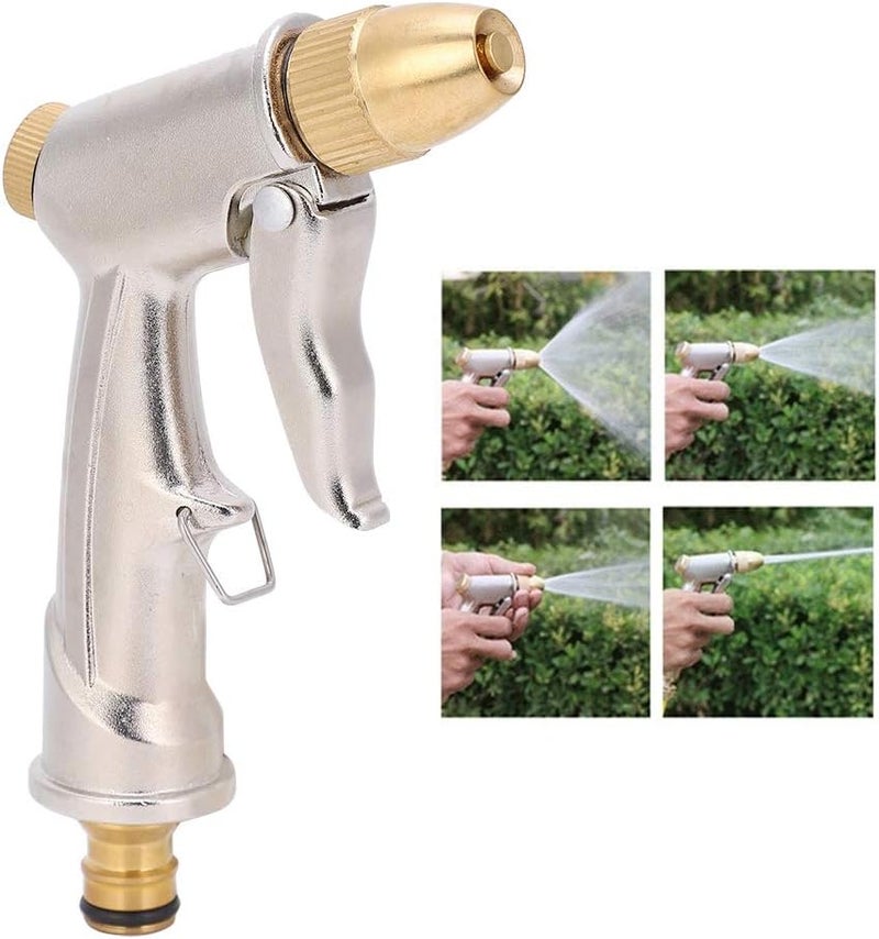 Car Washing Water Guns, All Metal Brass Core High Pressure Spray Guns with Adjustable Multi Level Spray Pattern, Heavy Duty Leak Proof Design for Car Cleans, Gardening - Image 1
