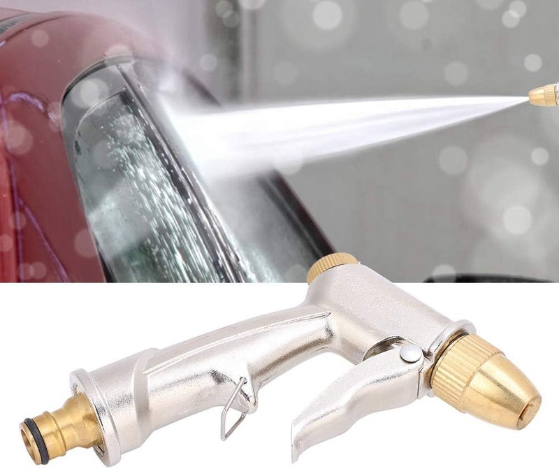 Car Washing Water Guns, All Metal Brass Core High Pressure Spray Guns with Adjustable Multi Level Spray Pattern, Heavy Duty Leak Proof Design for Car Cleans, Gardening - Image 2