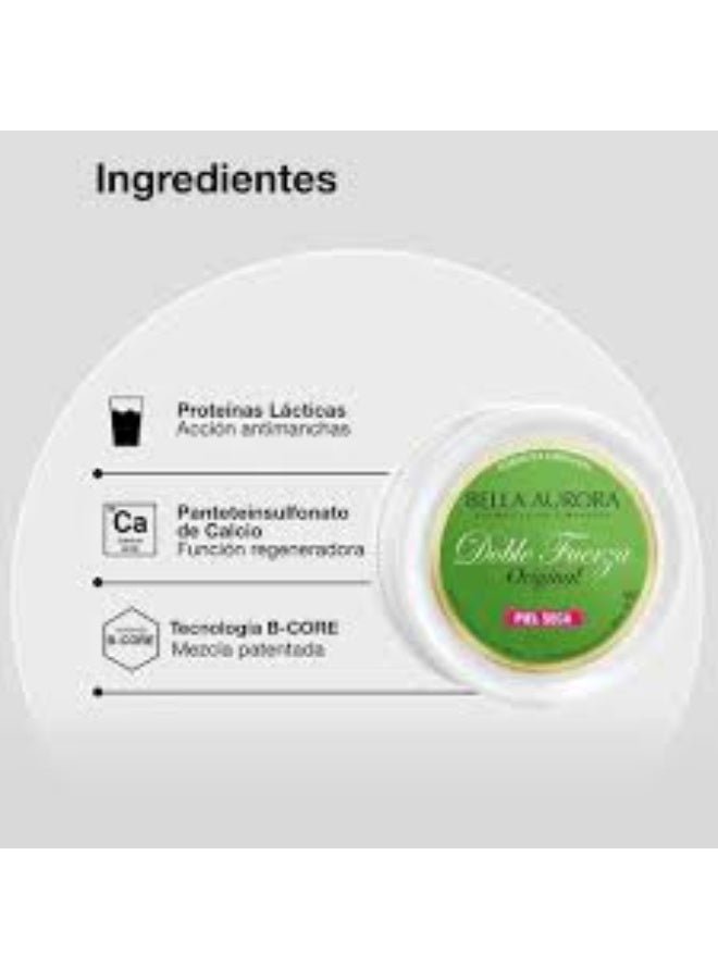 Bella Aurora Double Strength Original Anti-Spots Cream Dry Skin 30ml - Image 2