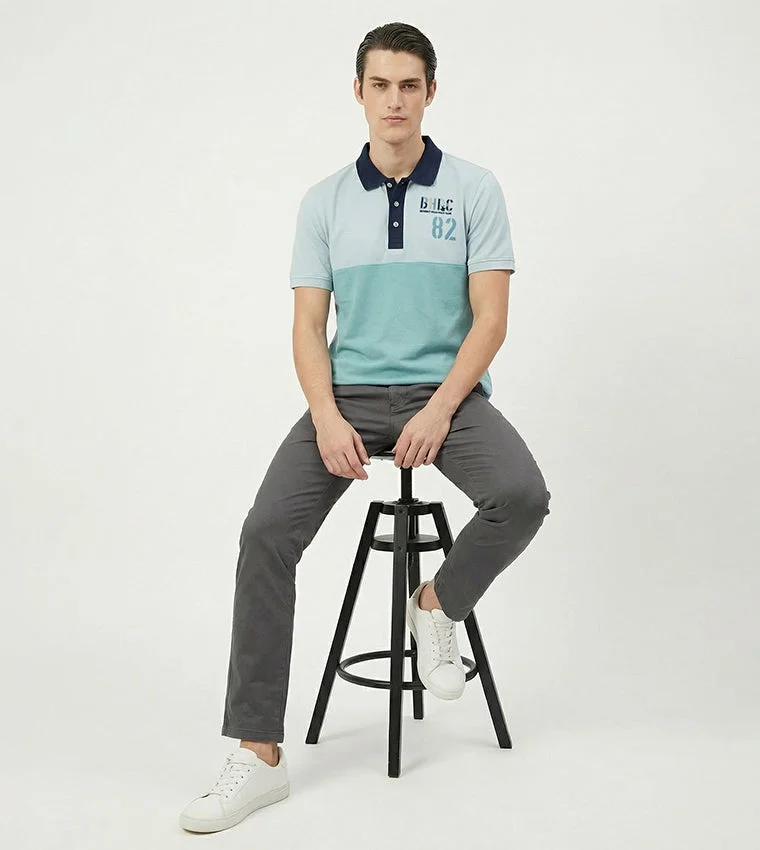 Beverly Hills Polo Club  Bhpc Mens Mint Short Sleeve Polo for Men | Best Price UAE