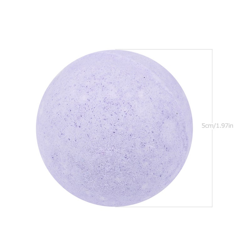 6pcs Organic Bath Bombs Salts Ball Handmade SPA Stress Relief Essential Oil Exfoliating Vanilla Lavender Rose Flavor - Image 5