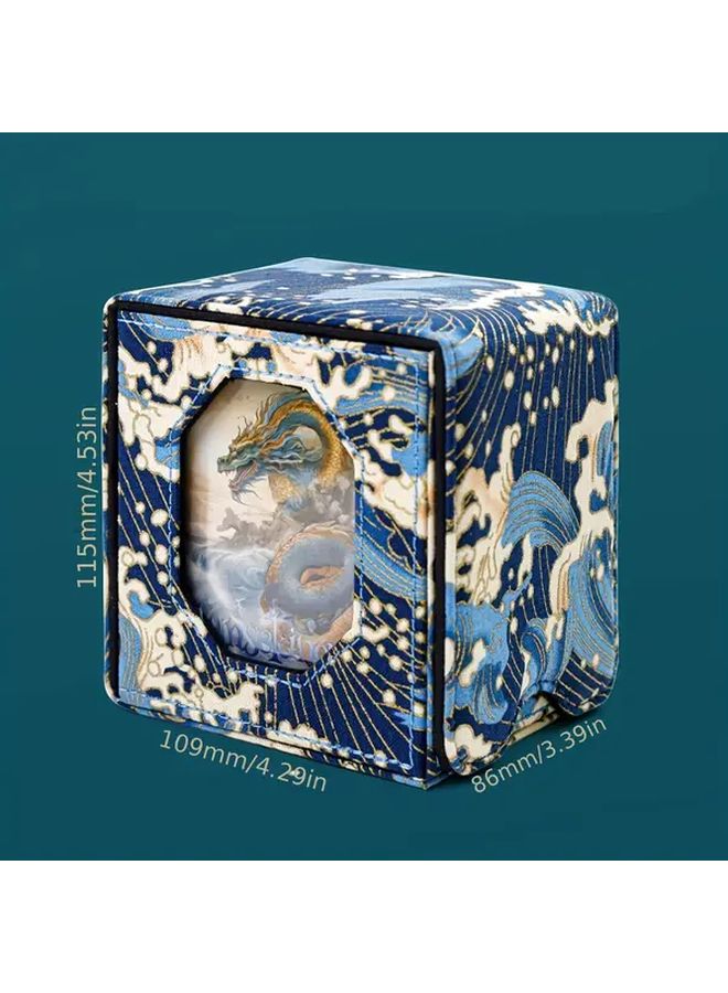 Style 05 Sateen Magnetic Game Card Box With Display Window For Sports Trading Cards Perfect Birthday Gift - Image 2