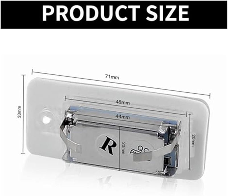 Wivplex Error Free License Plate Light Lamps - 2Pcs - Image 3