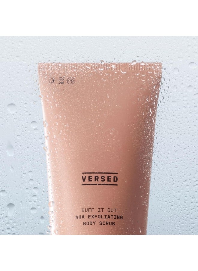 Versed Buff It Out Aha Exfoliating Body Scrub And Mask Lactic Acid & Glycolic Acid Exfoliant Microfine Pumice Body Exfoliator To Polish And Smooth Bumpy Dry Skin Vegan & Crueltyfree (6 Oz) - Image 2