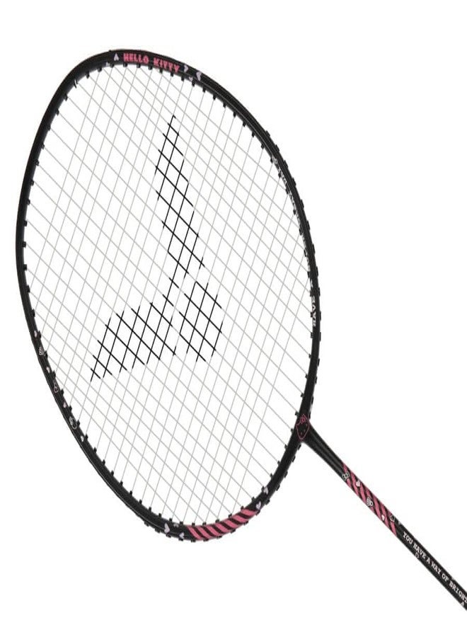Victor ARS-KT-C Auraspeed Series Strung Badminton Racket -Black - Image 2