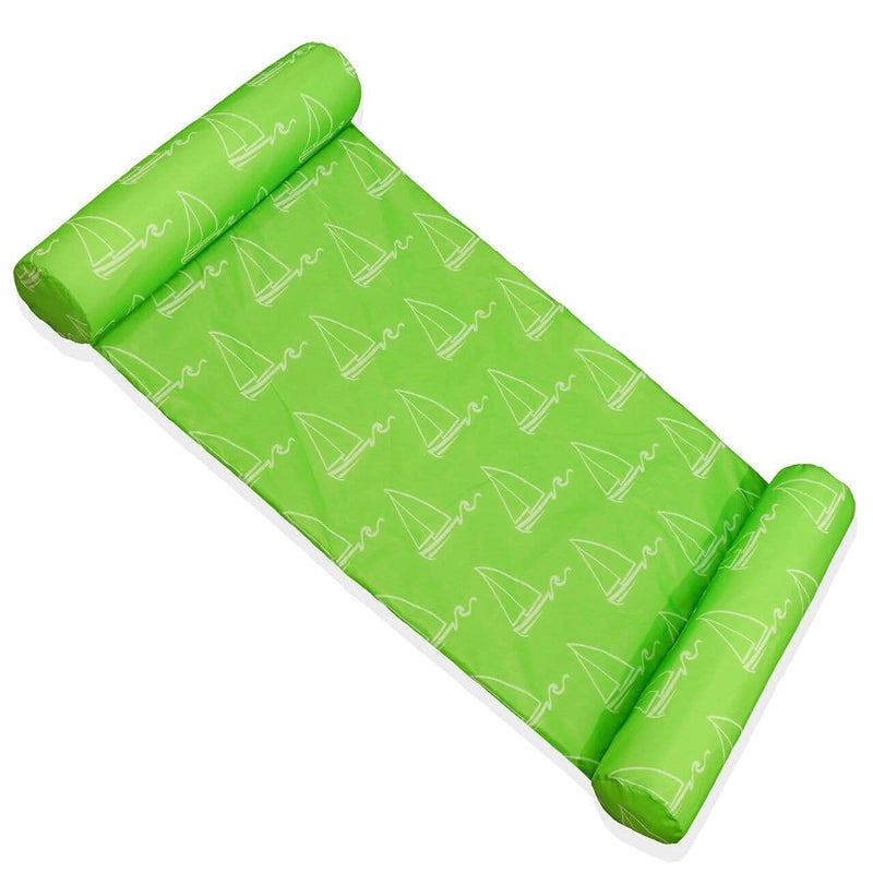 Generic Lampostick Inflatable Swimming Bed Floating Mat Pool Mat Pool Air Mattress Suede Cool Recliner BedLounger Chair Drifter Toy Mat Tanning Pool Beach Floats for Adults Swimming Pool  - Image 2
