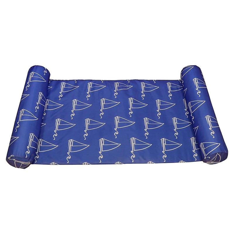 Generic Lampostick Inflatable Swimming Bed Floating Mat Pool Mat Pool Air Mattress Suede Cool Recliner BedLounger Chair Drifter Toy Mat Tanning Pool Beach Floats for Adults Swimming Pool  - Image 4