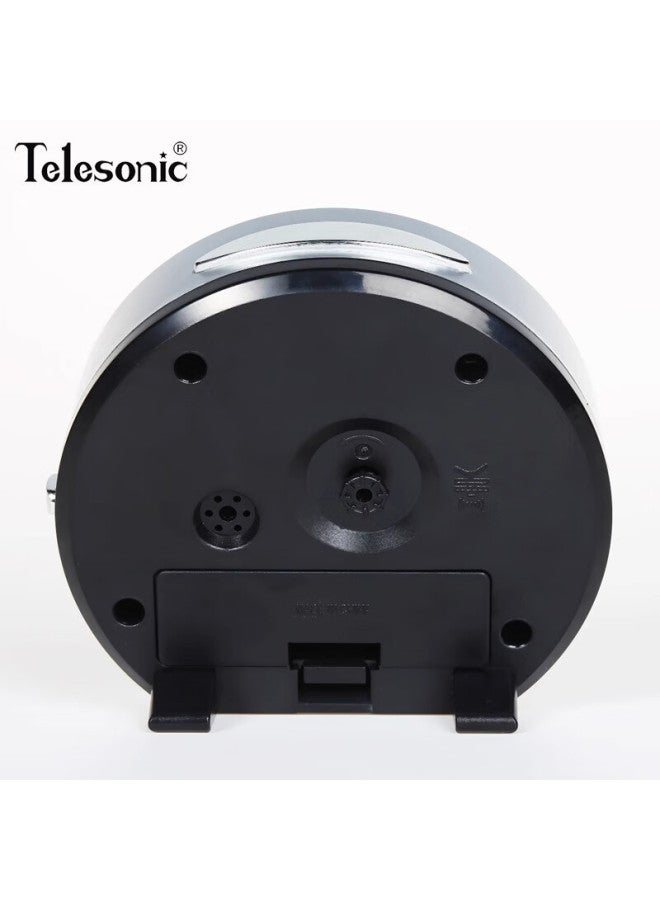 Telesonic Alarm Clock For Students, Wake-up Aid With Night Light, Sleep-inhibiting Small Alarm Clock, High Volume Loud Alarm For High School Students, Multifunctional Lazy Person's Silent Bedroom Bedside Clock For Childre - Image 5