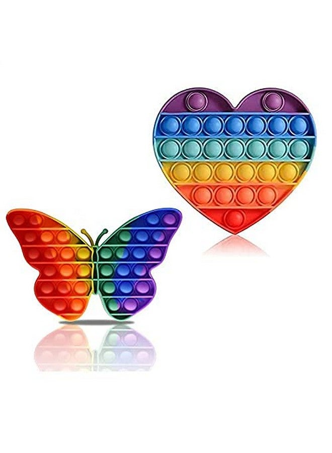 TEMSON Pop Fidget Toy Push Pop Bubble Fidget Sensory Toy for Kids and Adults Fidget Popper Stress Reliever Sensory Fidget Poppers (Set of 2) Design - Image 3