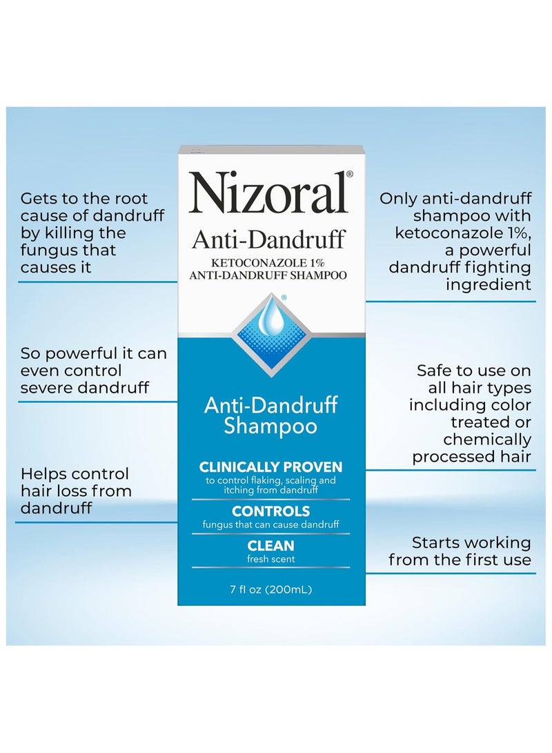Nizoral Anti-Dandruff Shampoo 200ml | Unisex Medicated Shampoo for Men & Women | Controls Dandruff, Itching & Flaking | Clinically Proven Scalp Treatment - Image 4