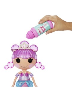 Lalaloopsy Lalaloopsy Bubbly Mermaid Doll- Ocean Seabreeze & Pet Jellyfish, Doll's Hair Makes Bubbles & Pet Squirts Water, Shell tub, Bubbles Solution & Reusable Packaging Playhouse, for Ages 3-103, 578970  - Image 3