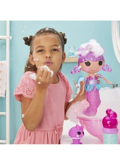 Lalaloopsy Lalaloopsy Bubbly Mermaid Doll- Ocean Seabreeze & Pet Jellyfish, Doll's Hair Makes Bubbles & Pet Squirts Water, Shell tub, Bubbles Solution & Reusable Packaging Playhouse, for Ages 3-103, 578970  - Image 2