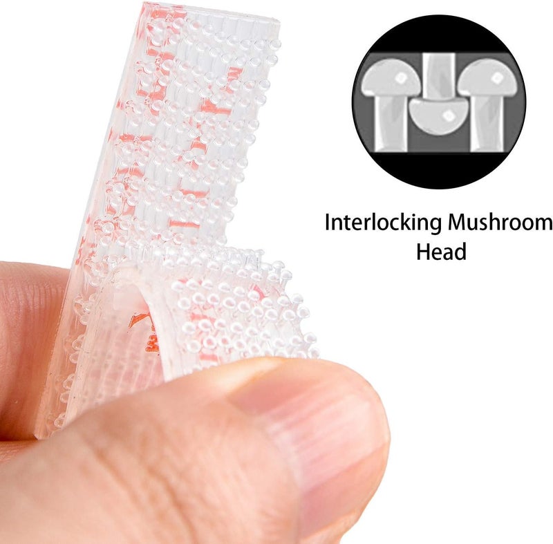 HSTECH 16 Pcs EZ Pass/IPass/IZoom Toll Tag Mounting Kit - Reclosable Fastener Peel and Stick Adhesive Dual Lock Tape Strips - Image 4