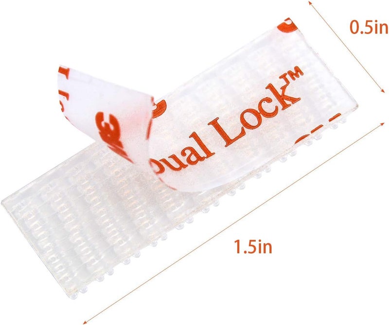 HSTECH 16 Pcs EZ Pass/IPass/IZoom Toll Tag Mounting Kit - Reclosable Fastener Peel and Stick Adhesive Dual Lock Tape Strips - Image 2