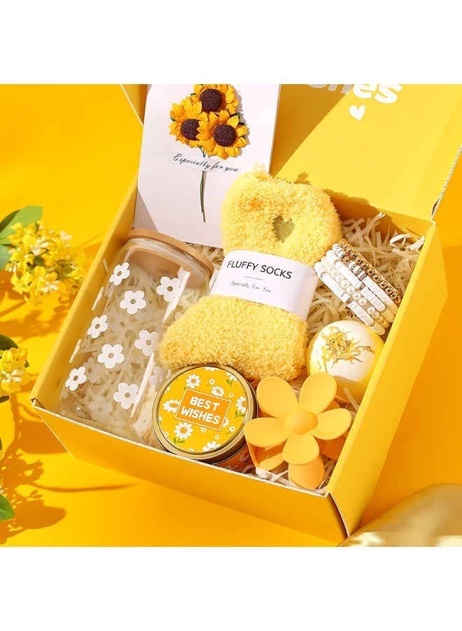 FUREUL Gifts Basket for Women - Mother's Day, Birthday Gifts for Women, Relaxing Spa Gift Basket Set, Unique Gift Ideas for Women, Gifts for Mom Sister Best Friend Wife, Coworker Teacher Nurse Gifts for Women Combined Materials - Image 2