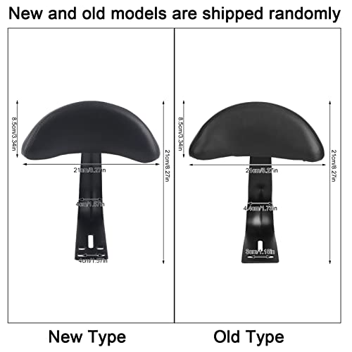 VGEBY1 Bike Backrest Cushion, Universal Compatible Electric Bicycle Motorcycle Backrest, High Grade PU & Stainless Steel, Black - Image 5