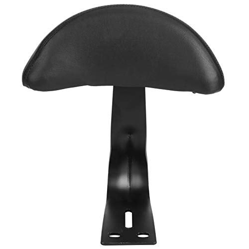 VGEBY1 Bike Backrest Cushion, Universal Compatible Electric Bicycle Motorcycle Backrest, High Grade PU & Stainless Steel, Black - Image 1