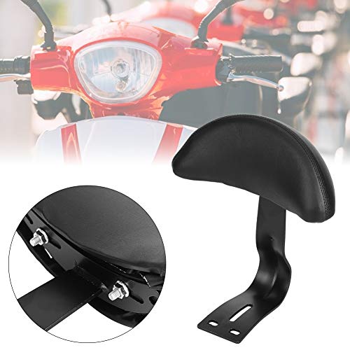VGEBY1 Bike Backrest Cushion, Universal Compatible Electric Bicycle Motorcycle Backrest, High Grade PU & Stainless Steel, Black - Image 3
