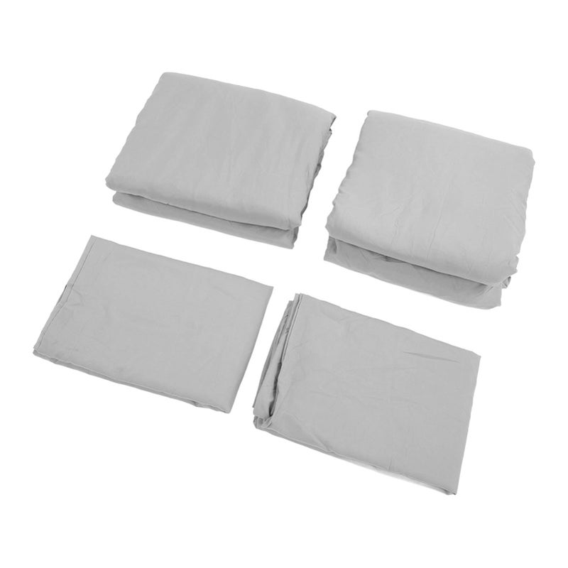 Soft Comfortable Chemical Fiber Bedding Set Dark Gray US King Size For Hotel And Home - Image 2