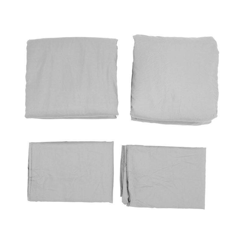 Soft Comfortable Chemical Fiber Bedding Set Dark Gray US King Size For Hotel And Home - Image 5