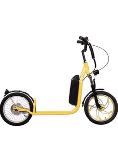 Glide Glide 350W High-Speed Electric Mini Kick Scooter with LED, Yellow  - Image 1