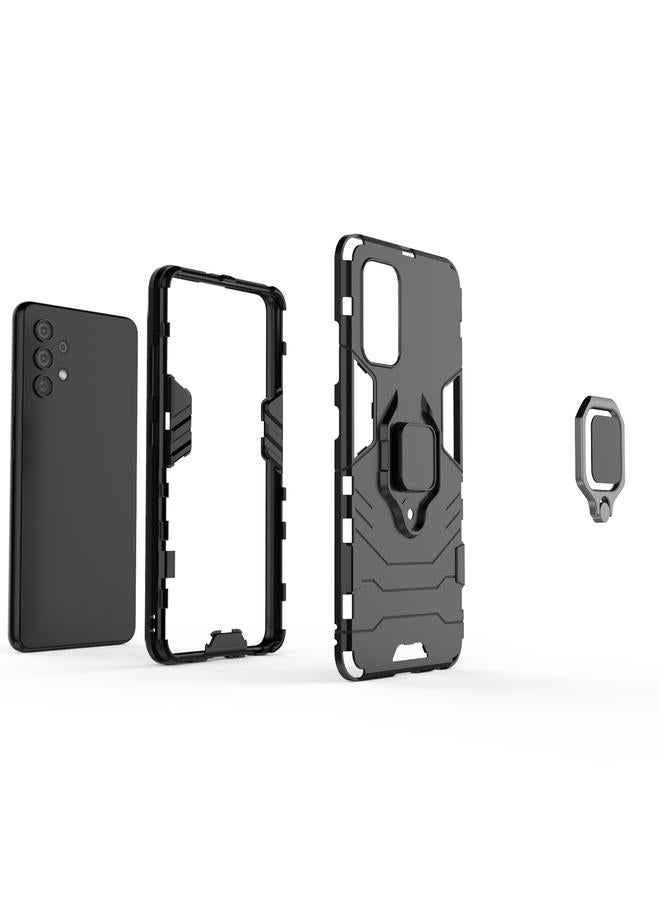 اس-توب جراب لهاتف Samsung Galaxy A32 4G PC + جراب واقٍ مقاوم للصدمات من مادة TPU مع حامل حلقي مغناطيسي - Image 4