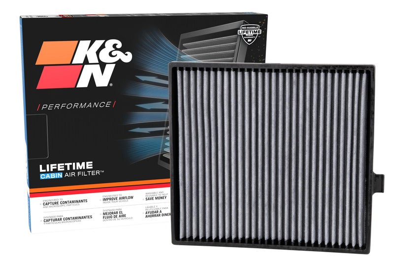 K+N K&N Cabin Air Filter: Premium, Washable, Clean Airflow to your Cabin Air Filter Replacement: Designed for Select 1999-2008 HONDA/ACURA (Odyssey, Pilot, MDX) Vehicle Models, VF3004 - Image 1