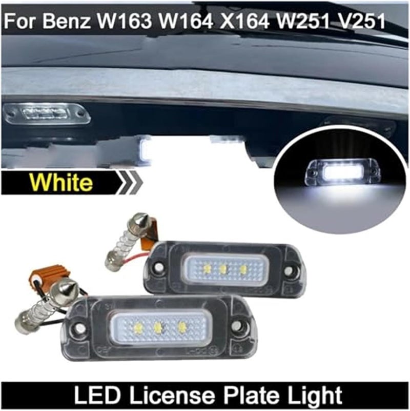 DEMULAX White License Plate Light for Mercedes-Benz - Image 4