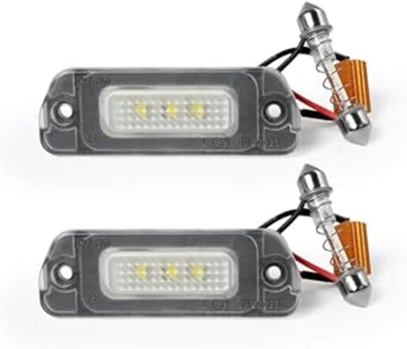 DEMULAX White License Plate Light for Mercedes-Benz - Image 1